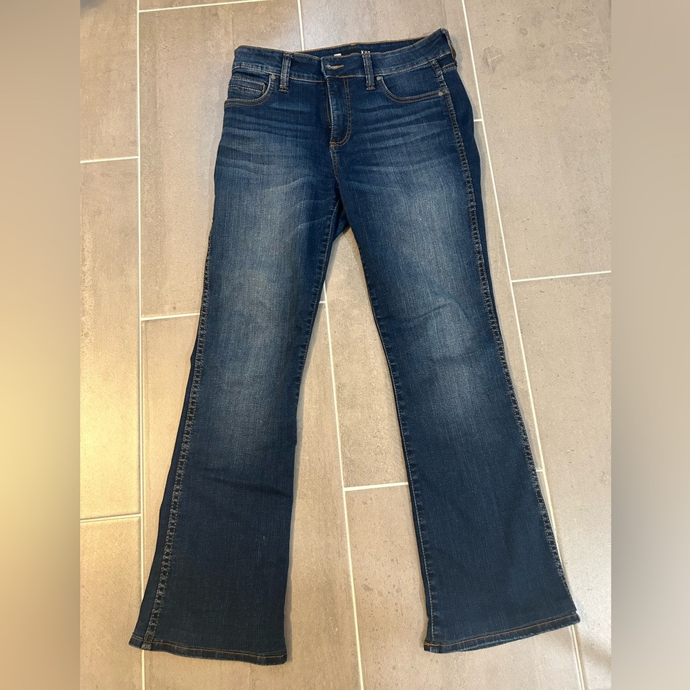 KUT Natalie High Rise Bootcut Jeans Dark Wash